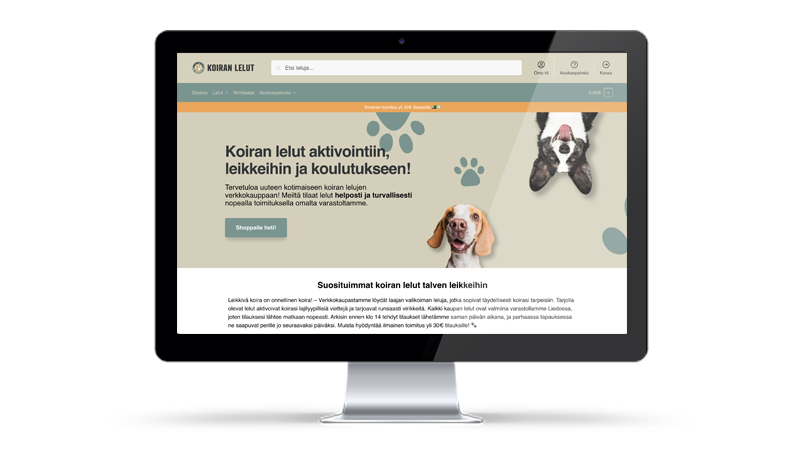 kotisivut koiranlelut